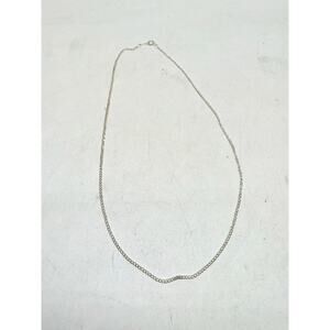 18K Gold Plated Minimal Chain Necklace 18” Dainty Layering